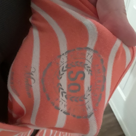 Coral/Pink Striped Dress - Picture 2 of 6